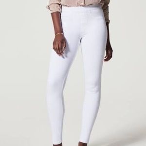Spanx white jean-ish ankle jeggings XS
